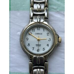 Carriage Silver Tone Women’s Quartz Watch